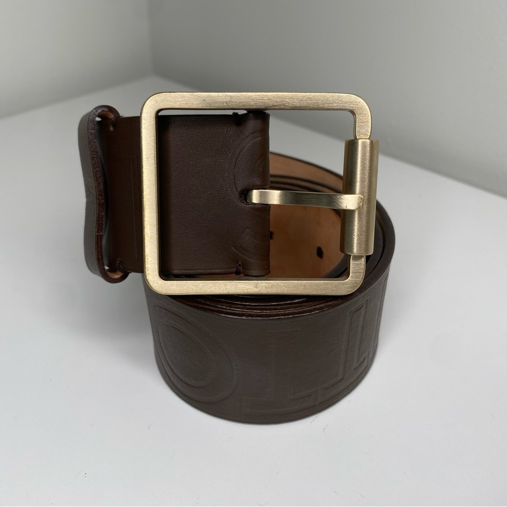 Louis Vuitton Printed Leather Belt Automne Hiver